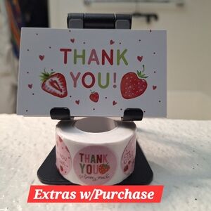 NWT - 530ct. 30ct. Thank You Cards And 500ct. Stickers